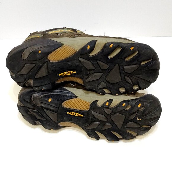 KEEN Voyageur Vented Hiking Shoes Men US 9M Leather Mesh Outdoor Water-Resistant - Picture 8 of 12